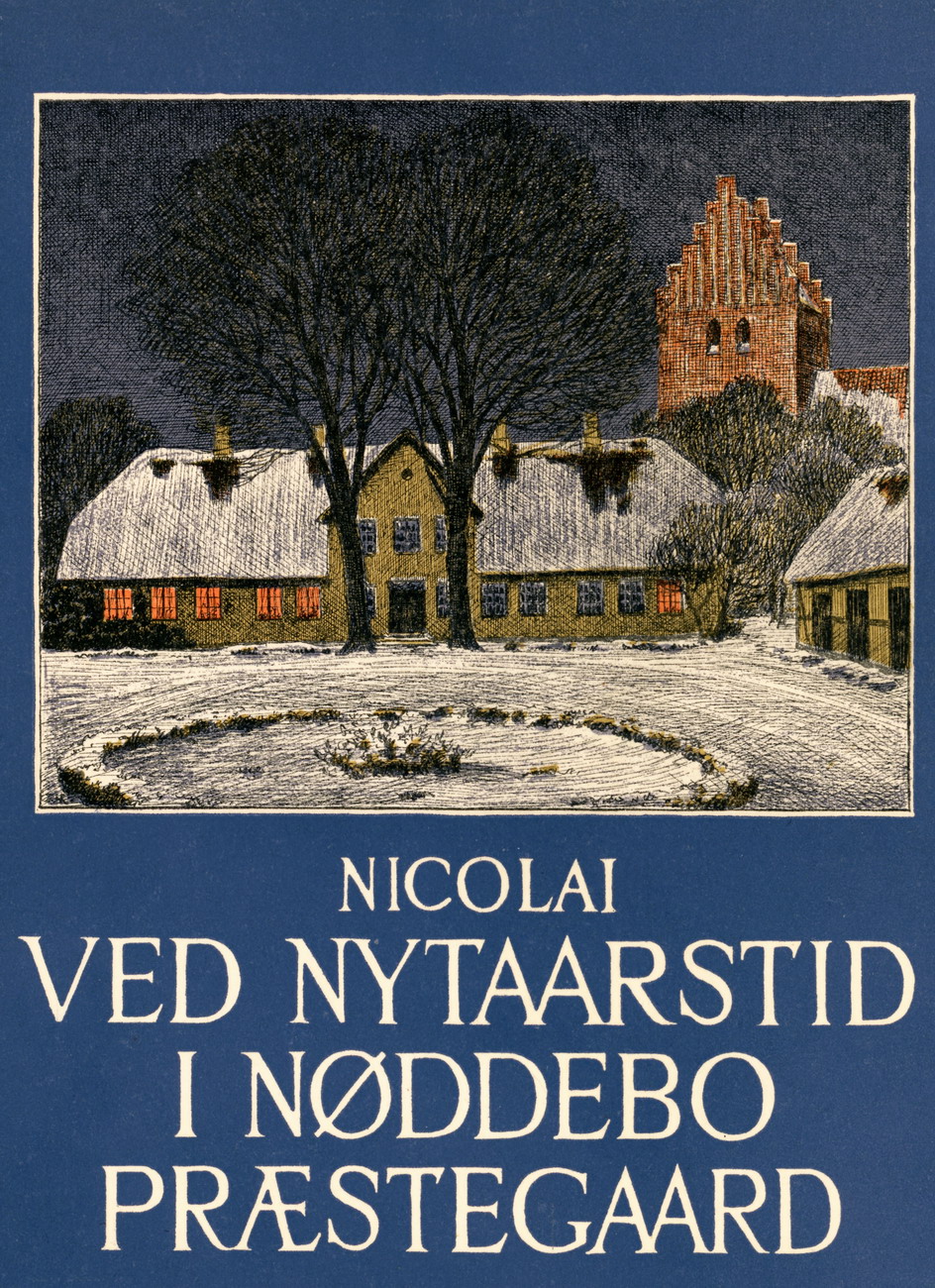 Ved nytårstid i Nøddebo Præstegård billede Foto